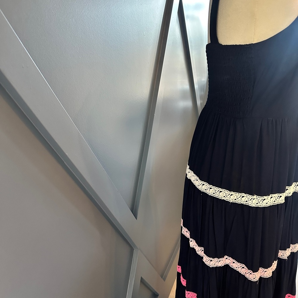 Crown & Ivy Navy boho maxi dress💝 - Picture 5 of 6